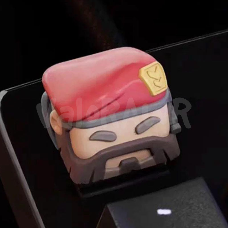 3D Printed Agent Artisan Keycaps
