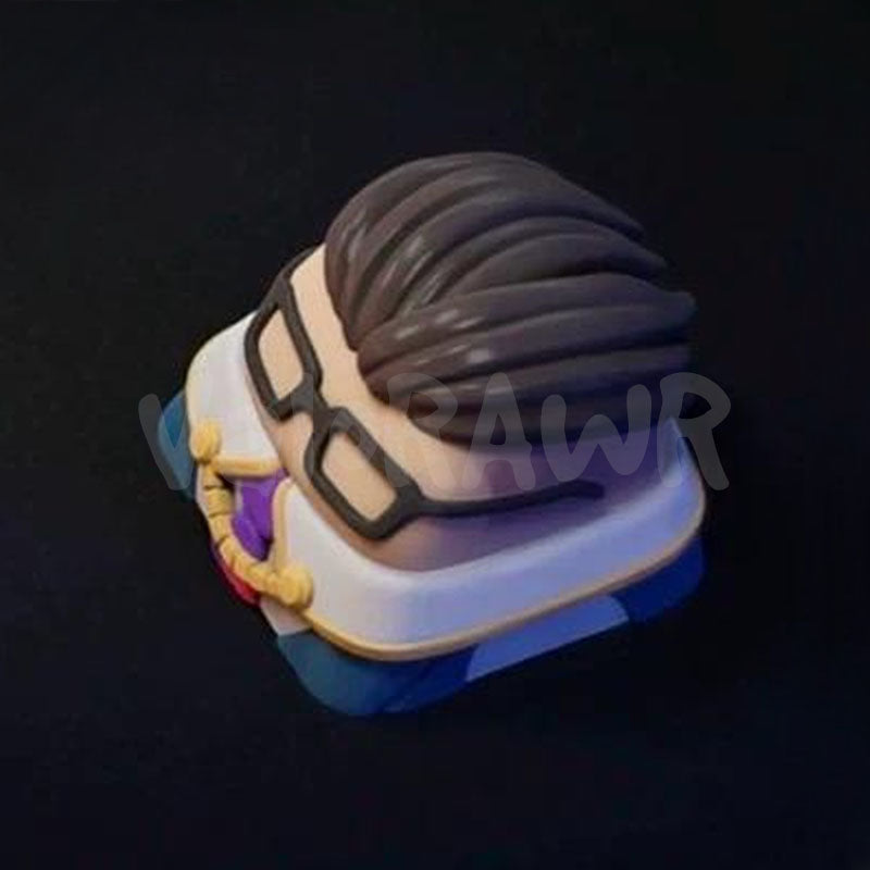 3D Printed Agent Artisan Keycaps