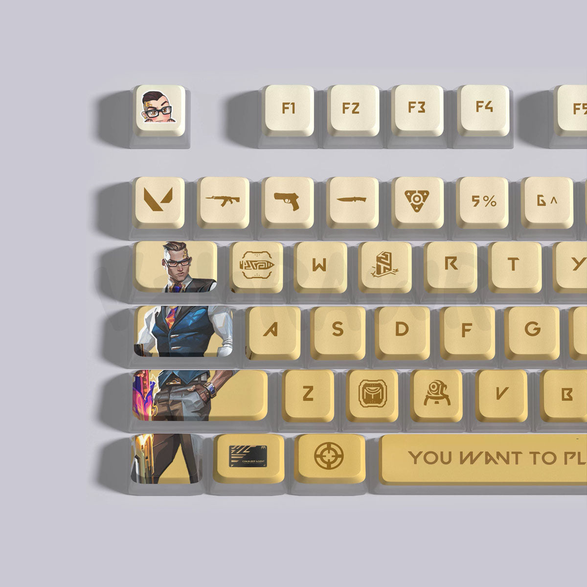 Agents Keycap Sets | 118 Keys Set