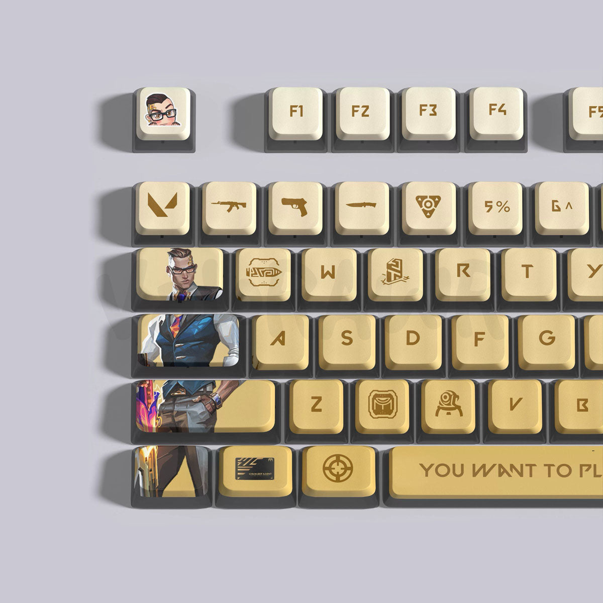 Agents Keycap Sets | 118 Keys Set