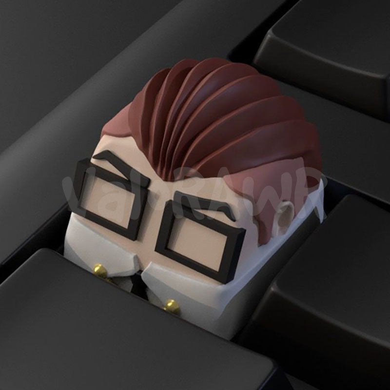 3D Printed Agent Artisan Keycaps