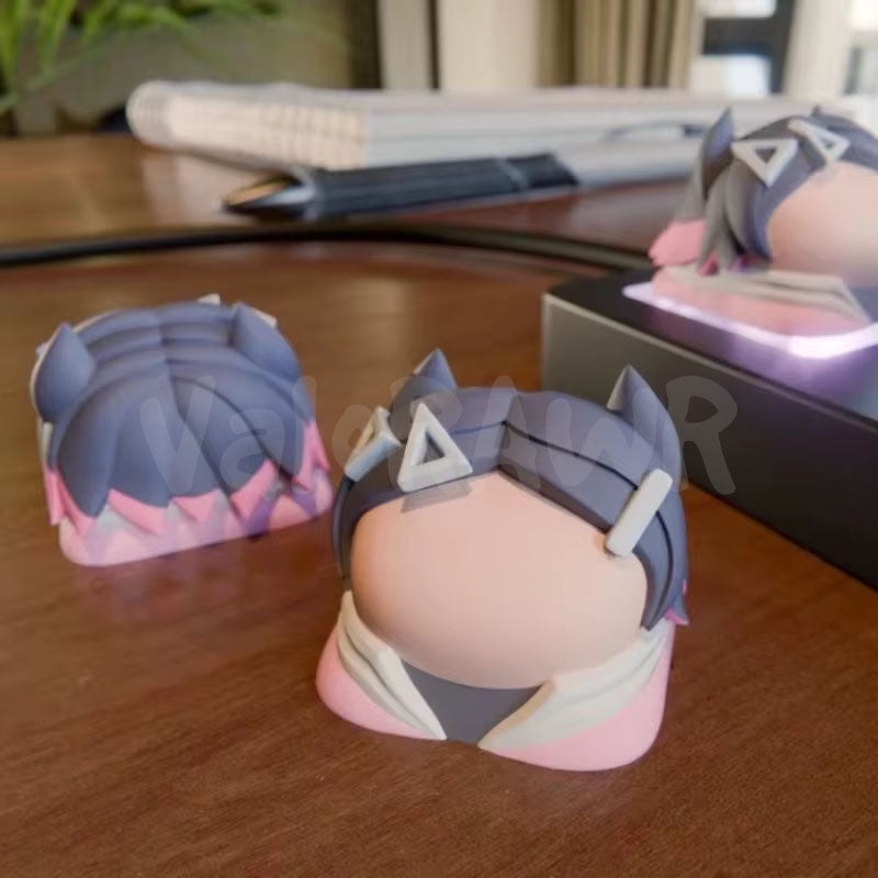 3D Printed Agent Artisan Keycaps | Chubs Version