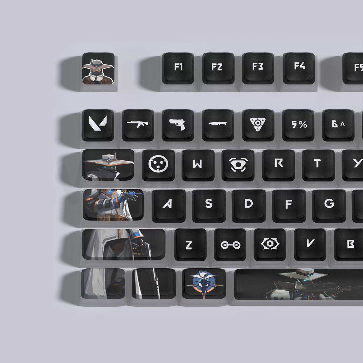 Agents Keycap Sets | 118 Keys Set