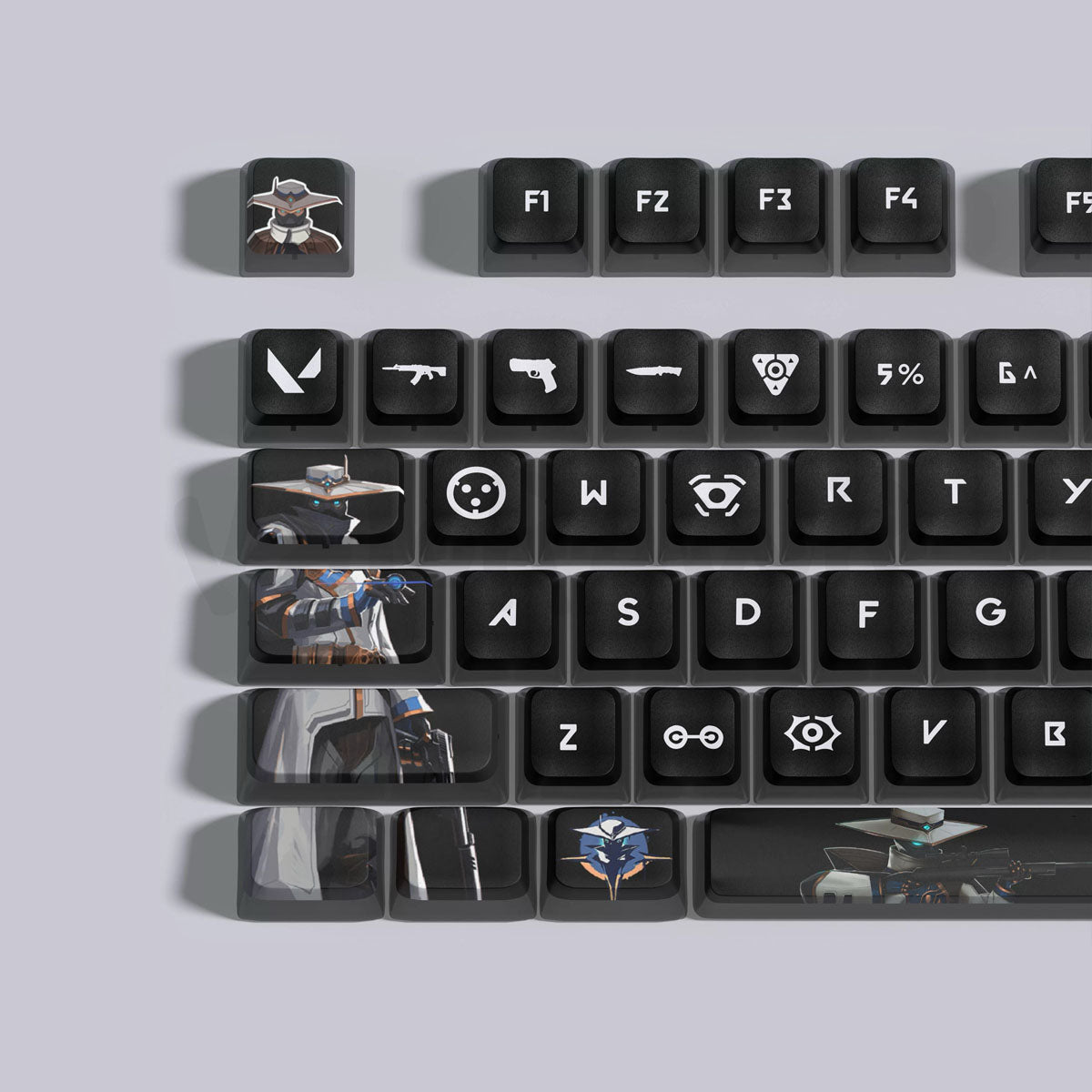 Agents Keycap Sets | 118 Keys Set