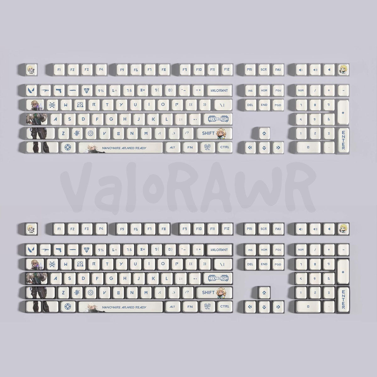 Agents Keycap Sets | 118 Keys Set