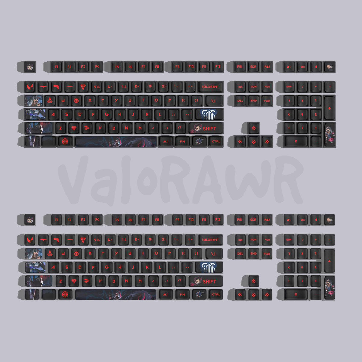 Agents Keycap Sets | 118 Keys Set
