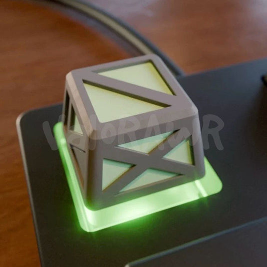 3D Printed Radianite Crate Artisan Keycap