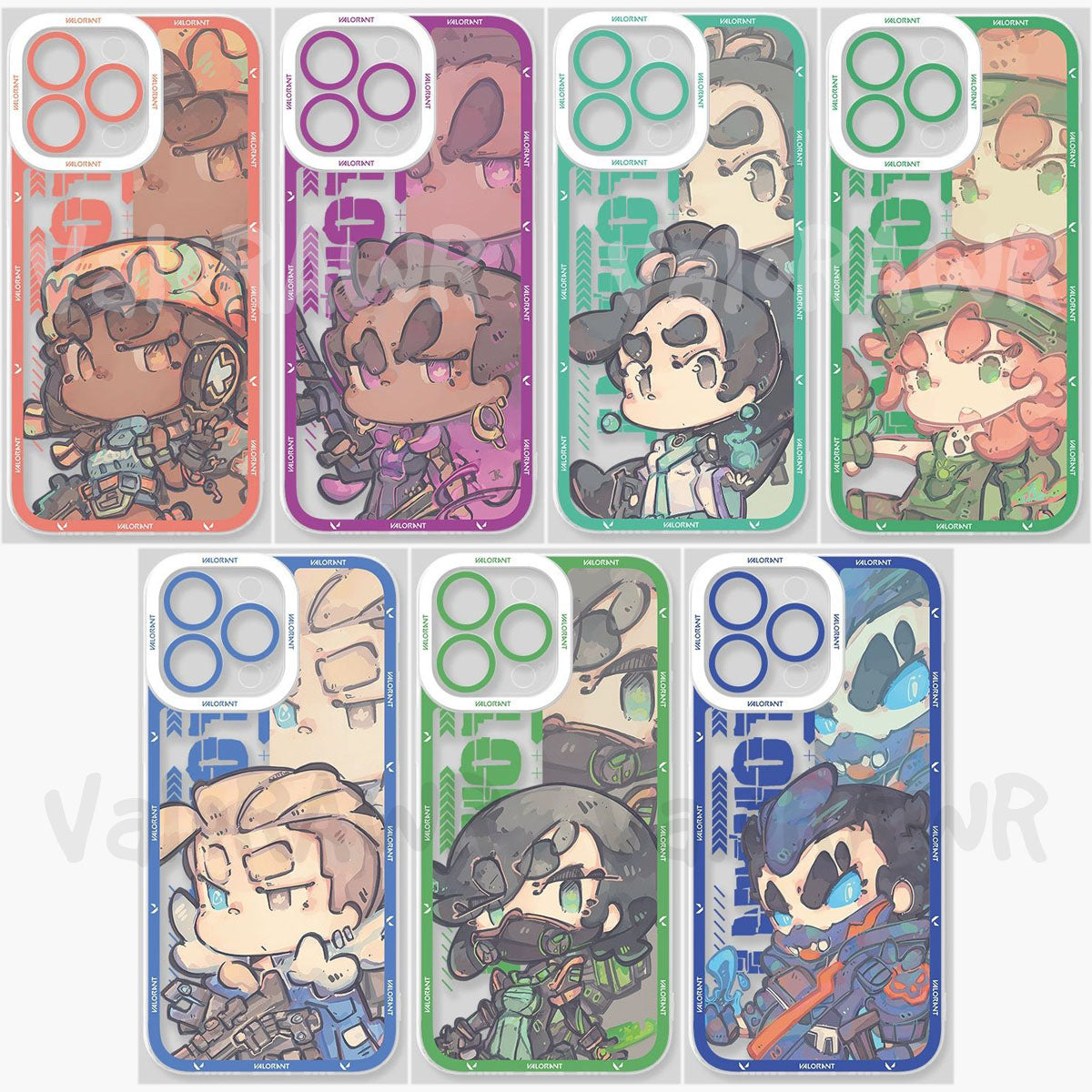 Anime Chibi Phone Case | TPU Clear Silicone Case