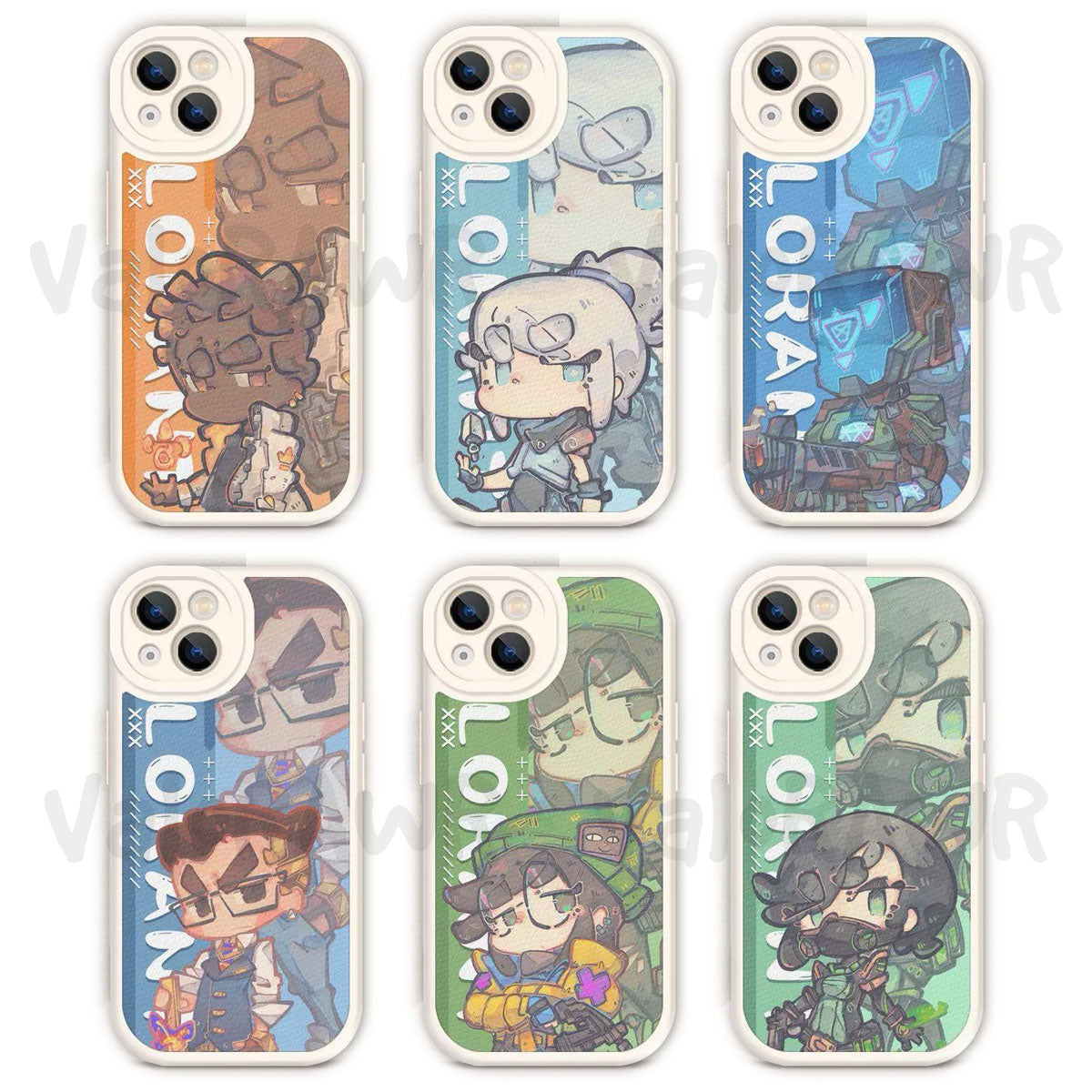 Anime Chibi Phone Case | TPU Clear Silicone Case