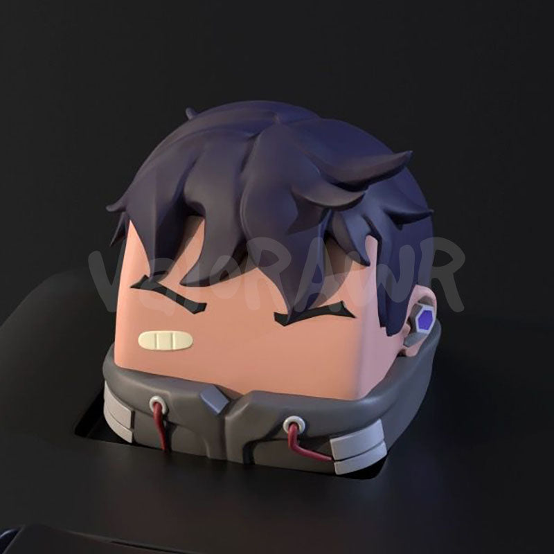 3D Printed Agent Artisan Keycaps