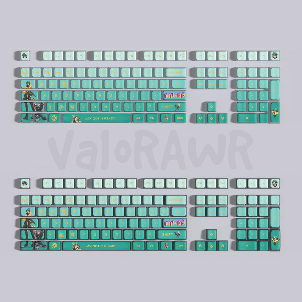Agents Keycap Sets | 118 Keys Set
