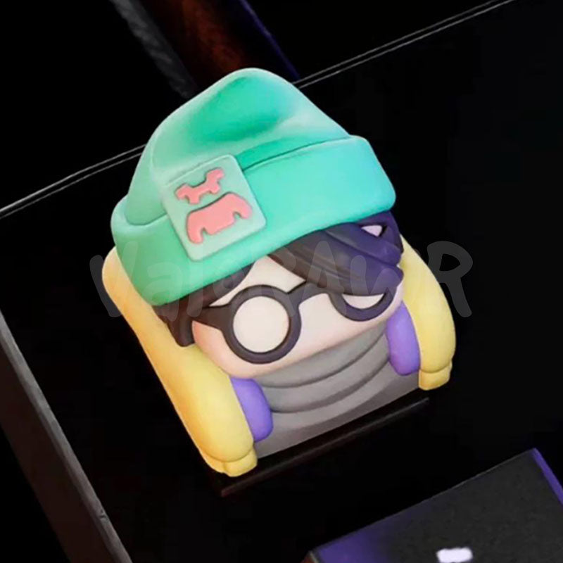 3D Printed Agent Artisan Keycaps
