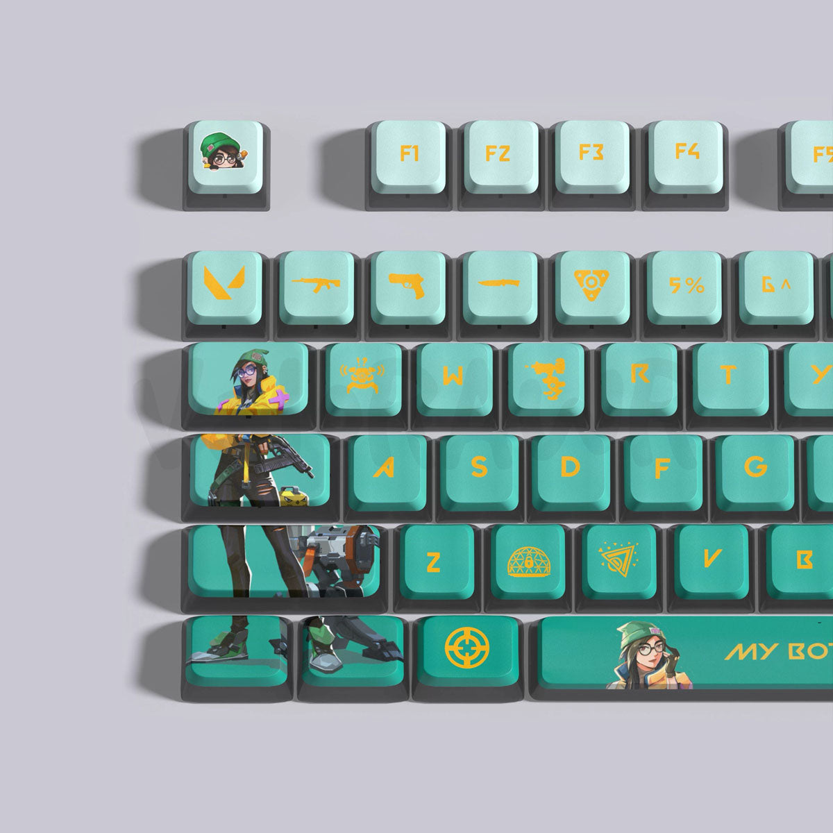 Agents Keycap Sets | 118 Keys Set