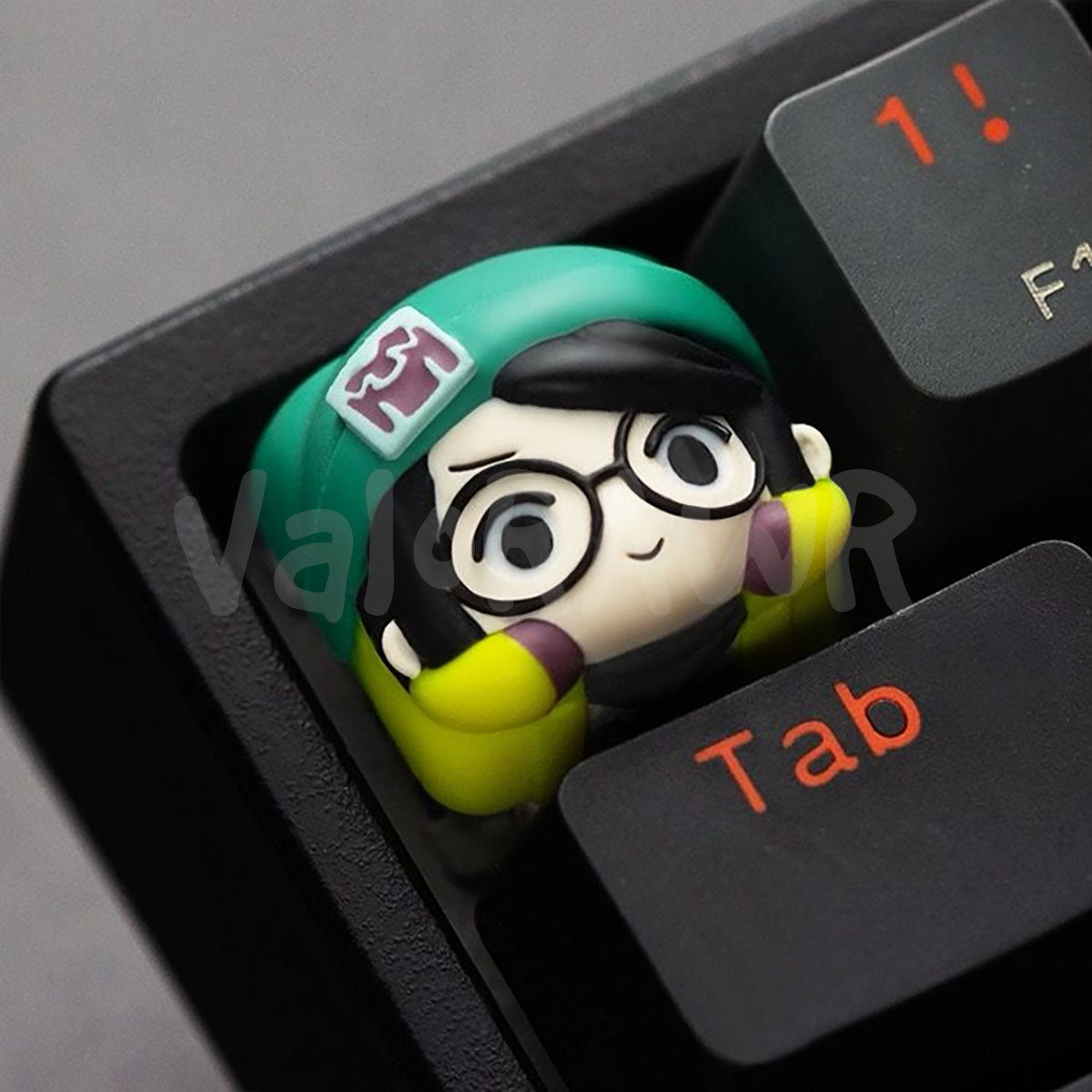 3D Printed Agent Artisan Keycaps | Chibi Version
