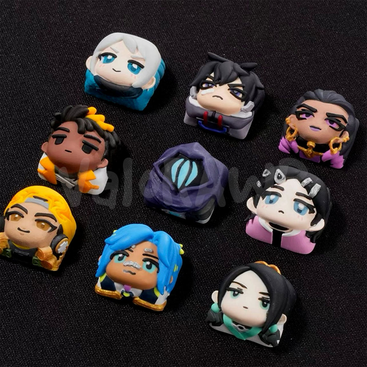 3D Printed Agent Artisan Keycaps | Chibi Version