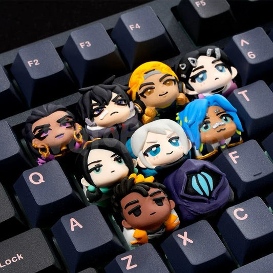 3D Printed Agent Artisan Keycaps | Chibi Version