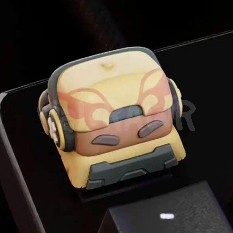 3D Printed Agent Artisan Keycaps