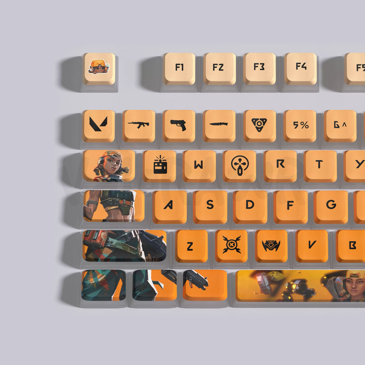 Agents Keycap Sets | 118 Keys Set