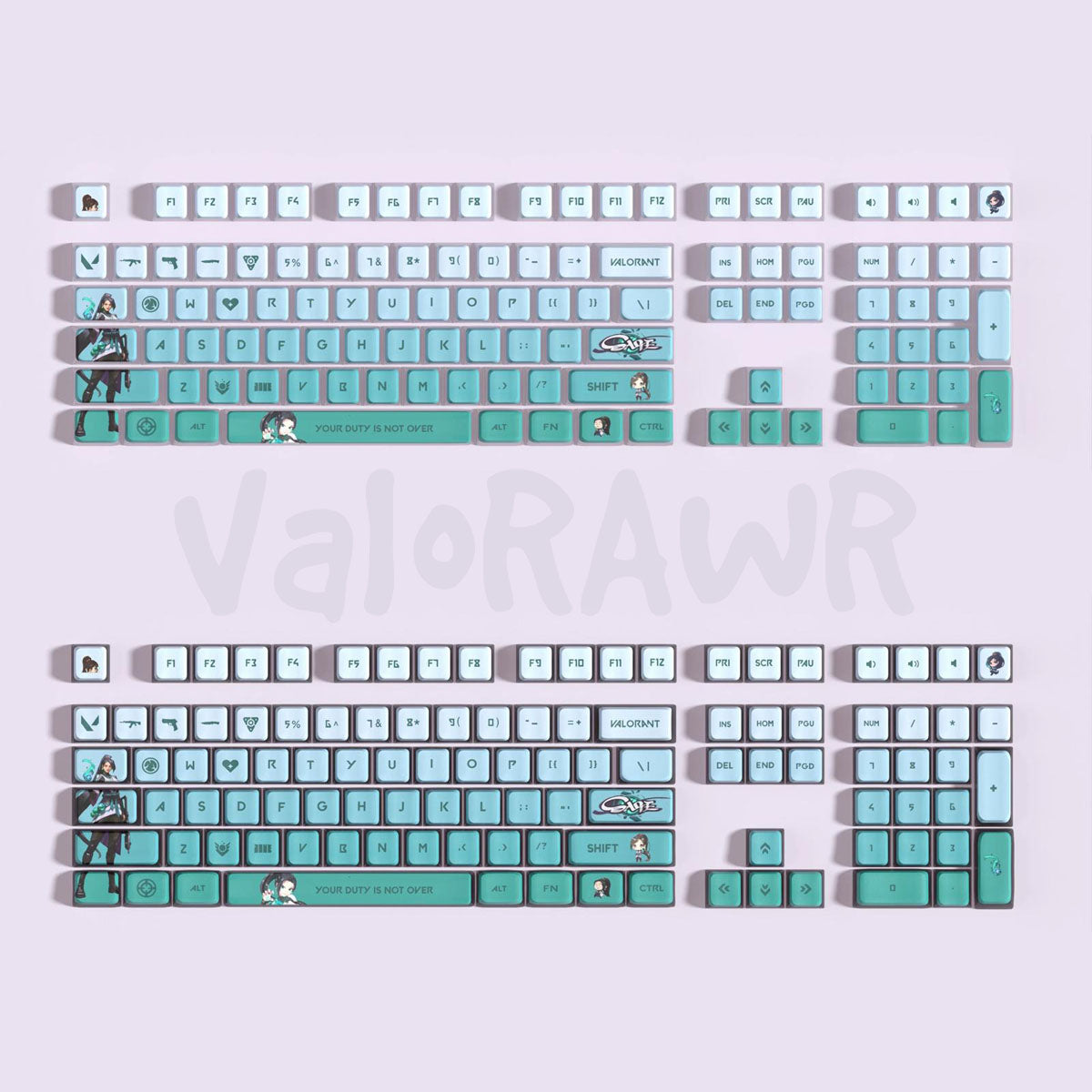 Agents Keycap Sets | 118 Keys Set
