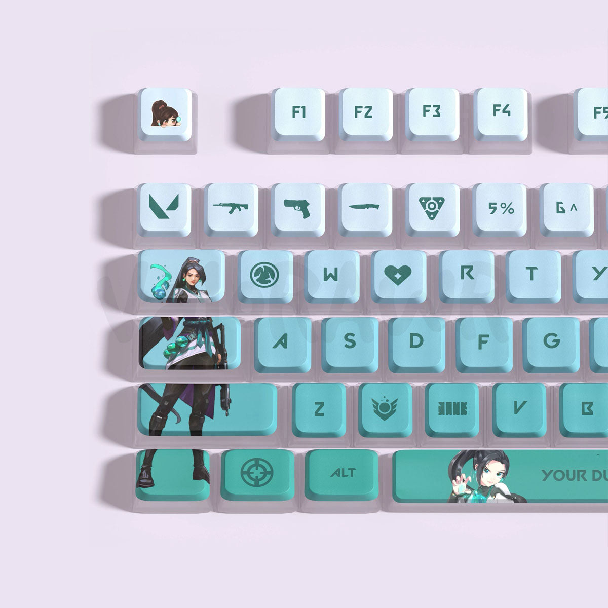 Agents Keycap Sets | 118 Keys Set