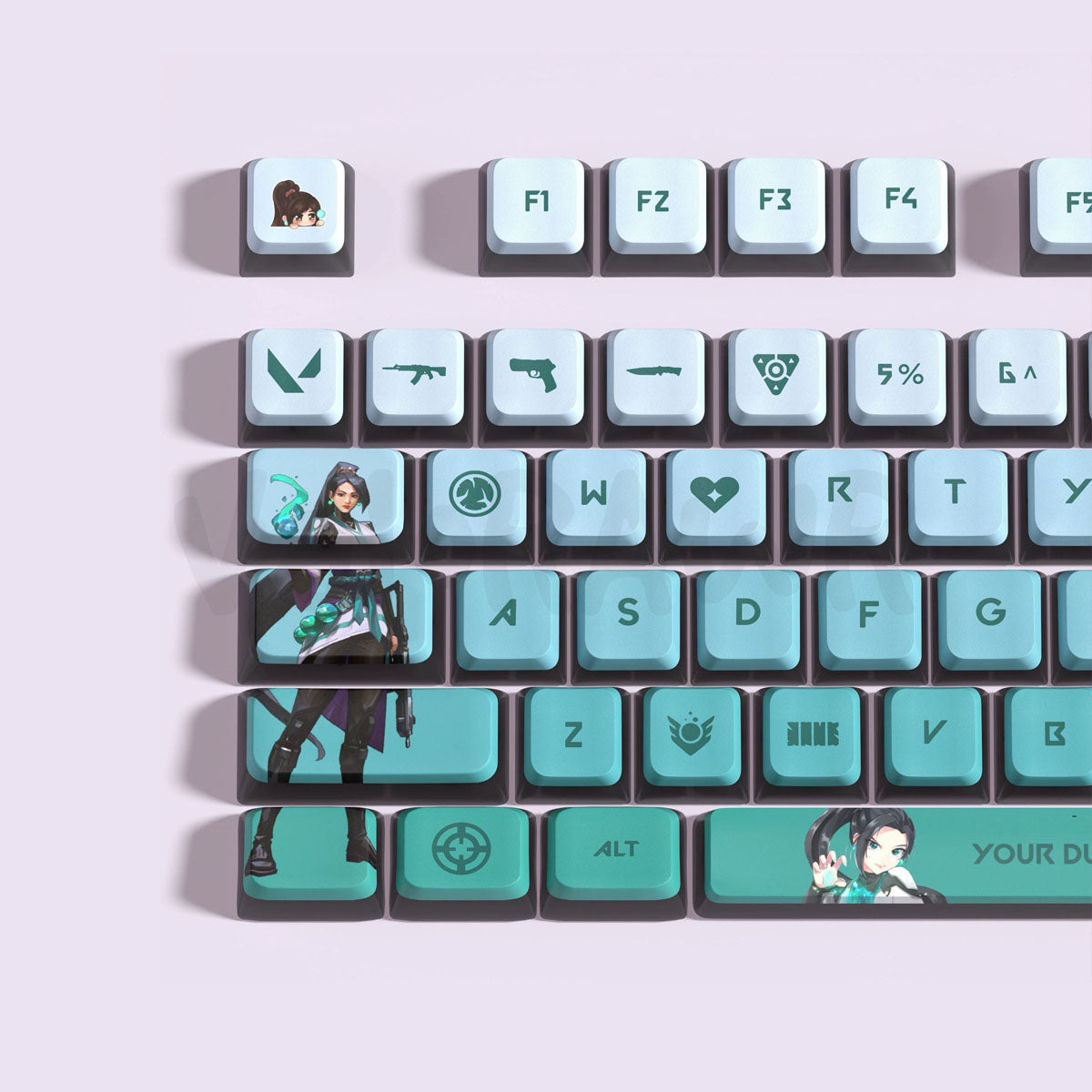 Agents Keycap Sets | 118 Keys Set