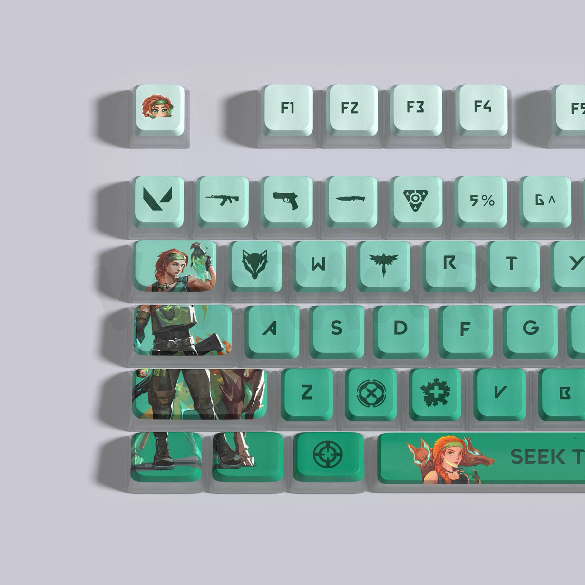 Agents Keycap Sets | 118 Keys Set