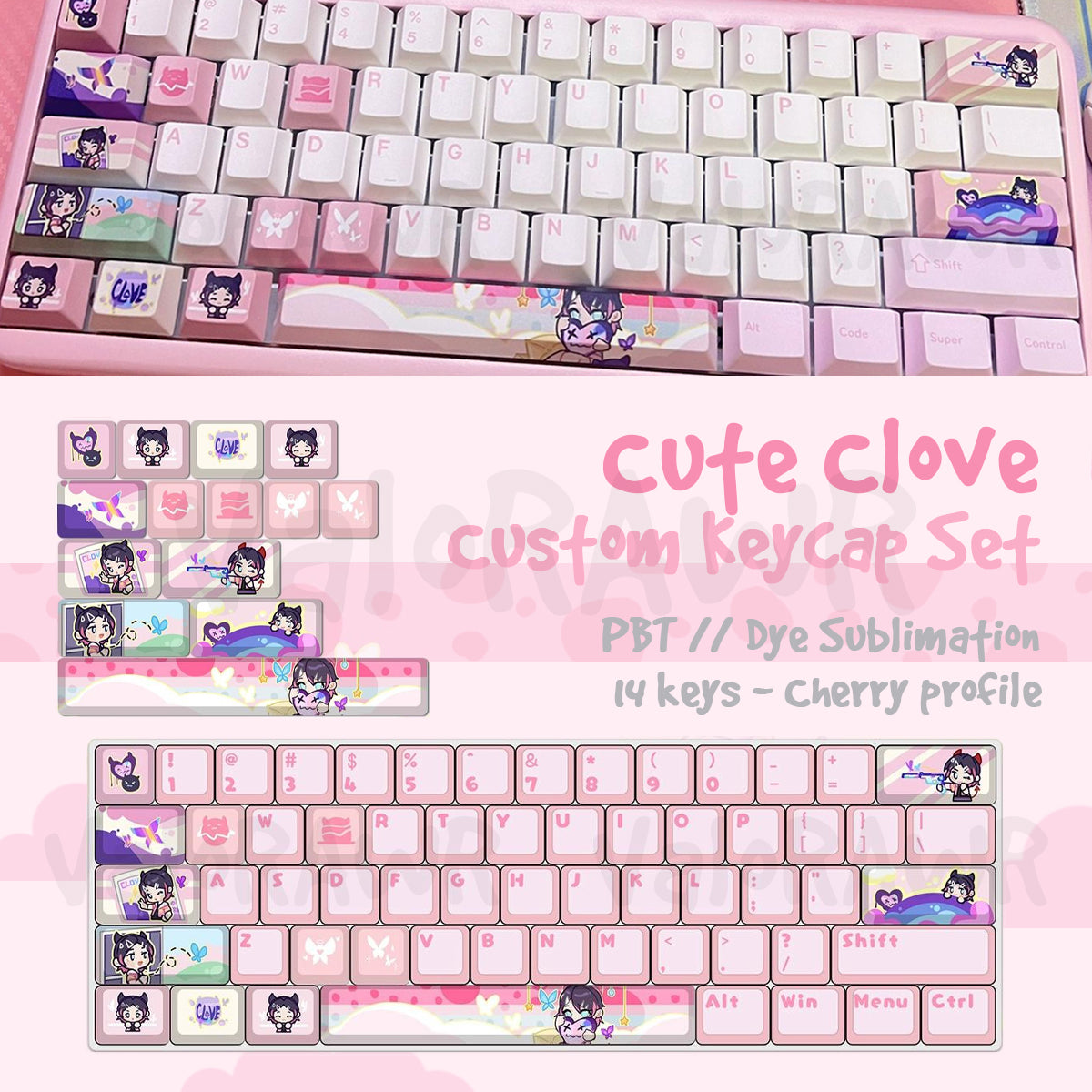 Clove Keycap Set | 14 Keys Set