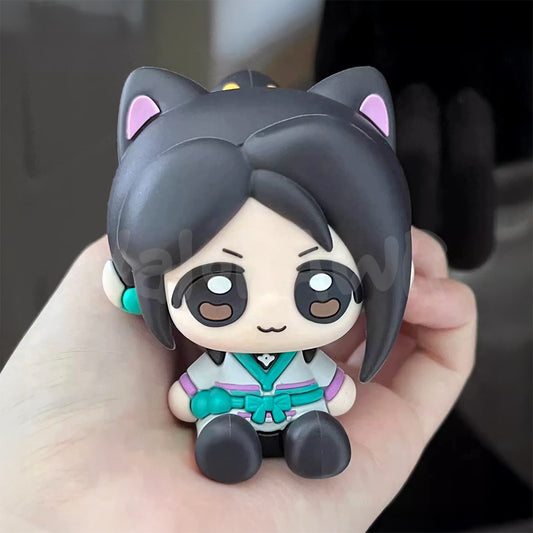 Cat Duo Display Companions | Jett & Sage Chibi Figurines