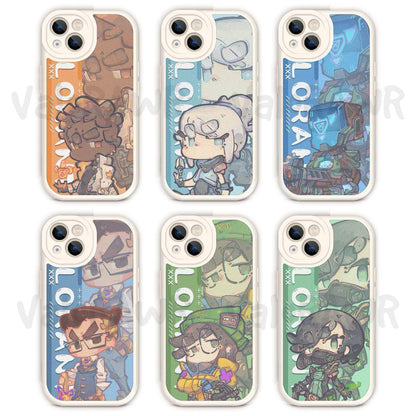 Anime Chibi Phone Case | TPU Clear Silicone Case
