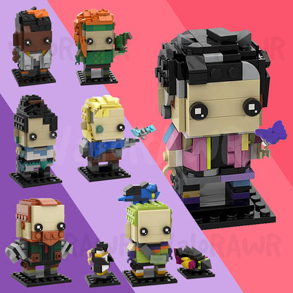 Agent Brickheadz Minifigures | LEGO Inspired