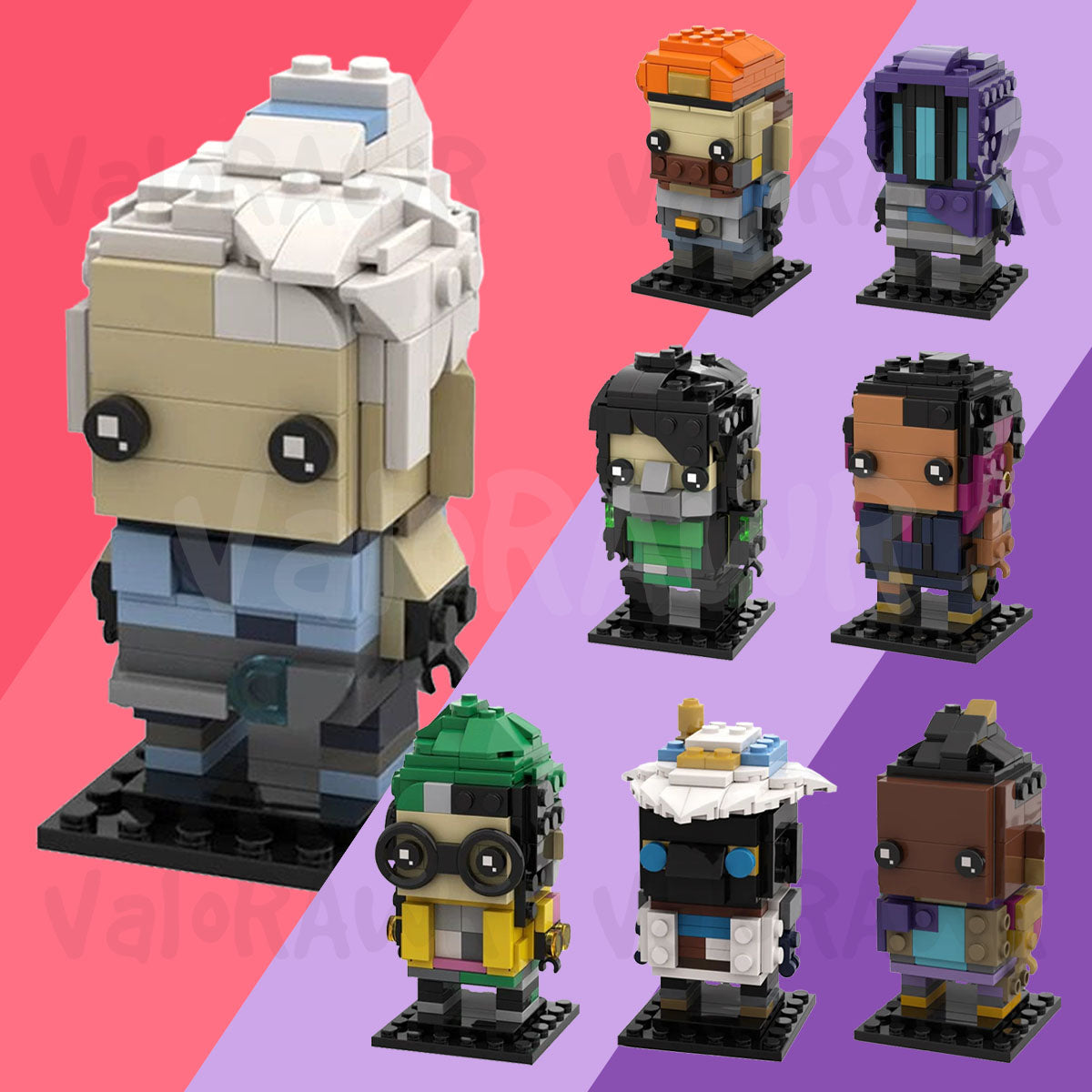 Agent Brickheadz Minifigures | LEGO Inspired