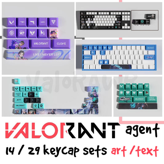 Agents Keycap Sets | 14 Keys 29 Keys