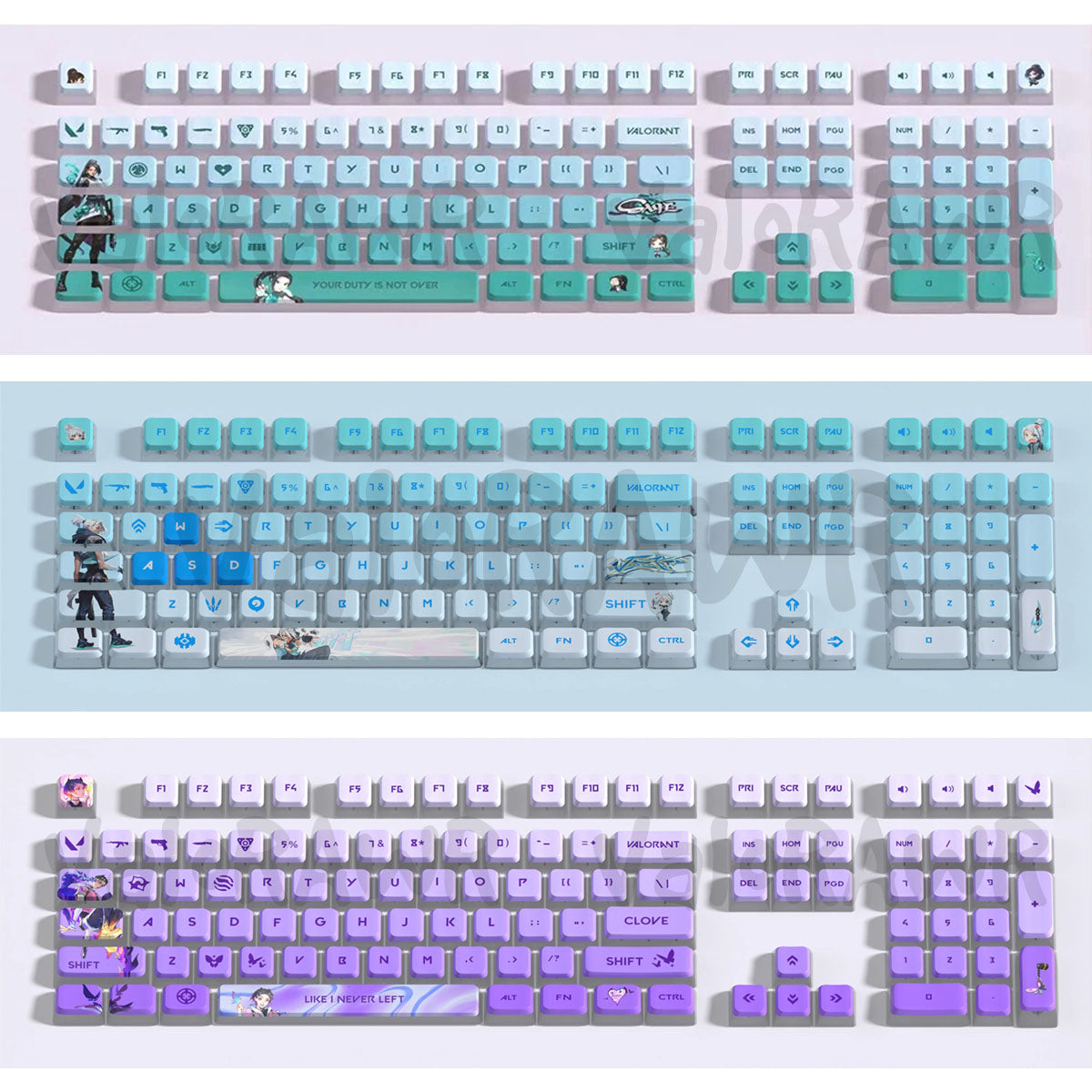 Agents Keycap Sets | Full Set Cherry