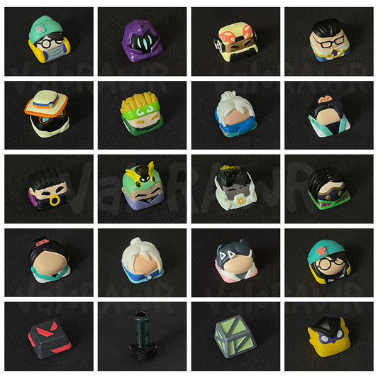 3D Printed Agent Artisan Keycaps