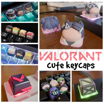 3D Keycaps | Keyboard Accessories | 3D Printed Agent Keycap | MX Switch