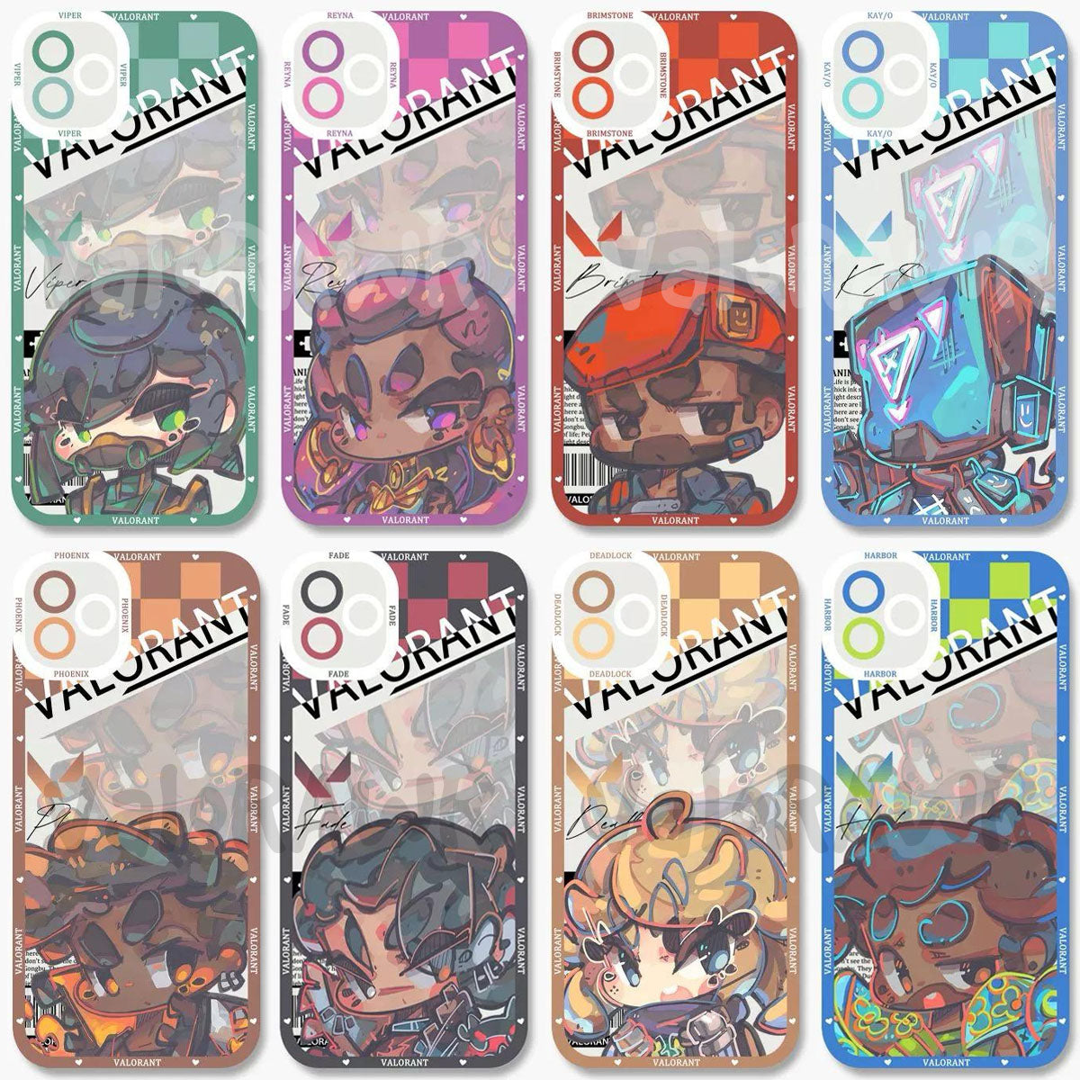 Anime Chibi Phone Case | Version 2 | TPU Clear Case