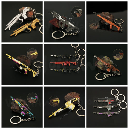 Machine Gun Rifle Keychain | Bulldog Guardian Ares Odin Keychains