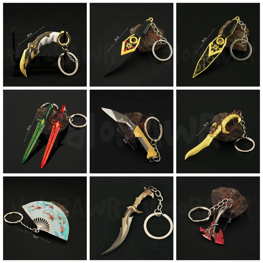 Melee Weapon Keychain | Kunai Karambit Dagger Keychains